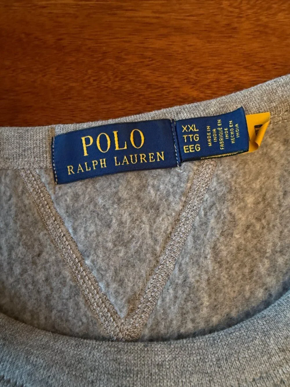 POLO Ralph Lauren Grey Sweatshirt - Size XXL - Picture 2 of 8
